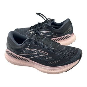 Brooks Glycerin GTS 19 Women's Black Ombre Metallic Shoes Sneakers Size 10.5